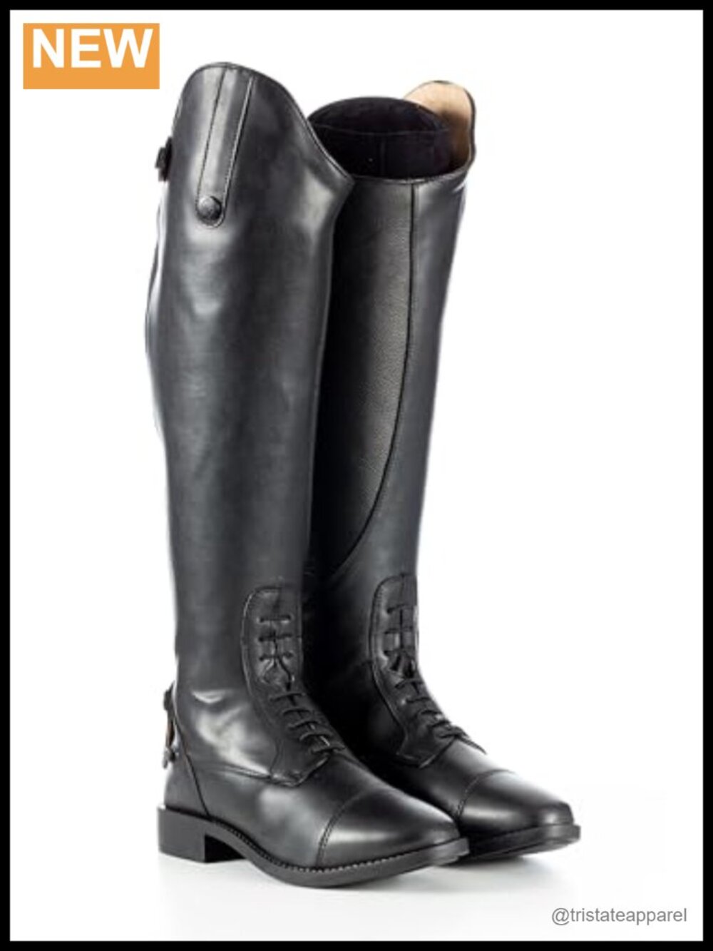 Women's Equestrian Riding Boots Synthetic Leather Knee High